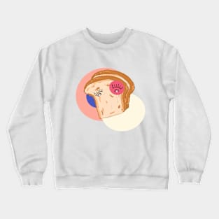 Bun on the round Crewneck Sweatshirt